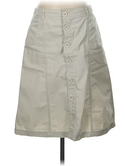 Pre-owned Eddie Bauer Casual Skirt In Gray
