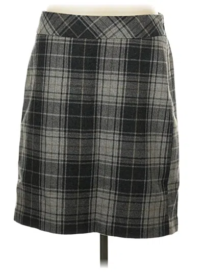 Pre-owned Eddie Bauer Casual Skirt In Gray