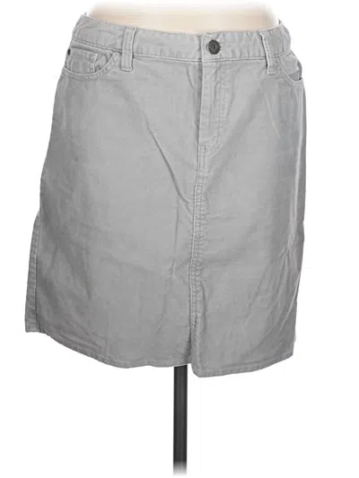 Pre-owned Eddie Bauer Casual Skirt In Gray