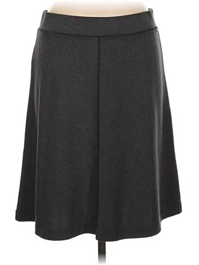 Pre-owned Eddie Bauer Casual Skirt In Gray