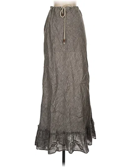 Pre-owned Eddie Bauer Casual Skirt In Gray