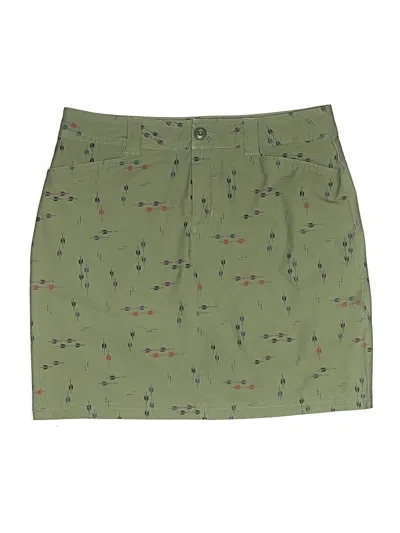 Pre-owned Eddie Bauer Casual Skirt In Green