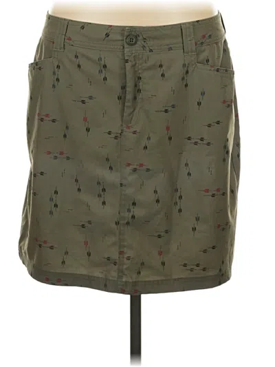 Pre-owned Eddie Bauer Casual Skirt In Green