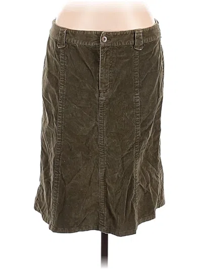 Pre-owned Eddie Bauer Casual Skirt In Green
