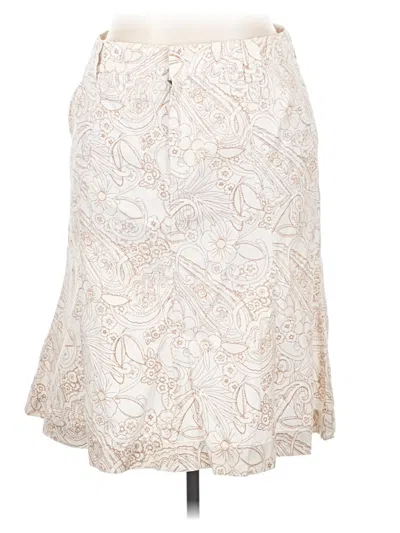 Pre-owned Eddie Bauer Casual Skirt In Ivory