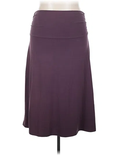 Pre-owned Eddie Bauer Casual Skirt In Purple