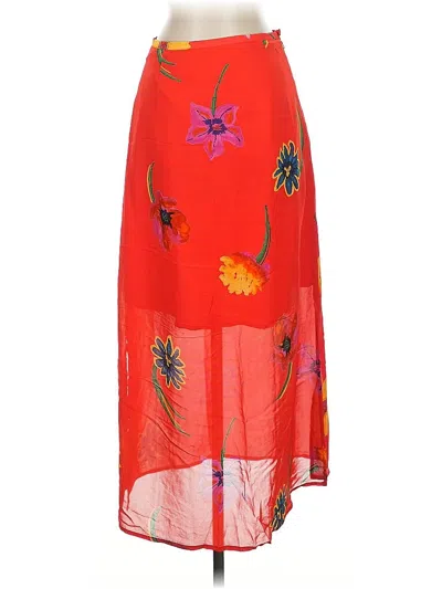 Pre-owned Eddie Bauer Casual Skirt In Red