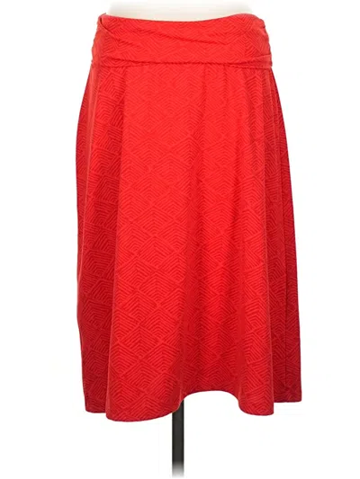 Pre-owned Eddie Bauer Casual Skirt In Red
