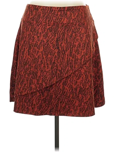 Pre-owned Eddie Bauer Casual Skirt In Red