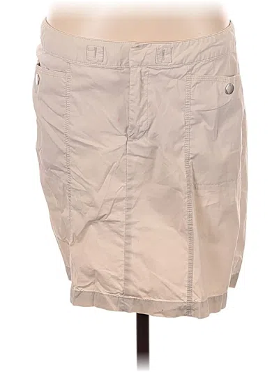 Pre-owned Eddie Bauer Casual Skirt In Tan