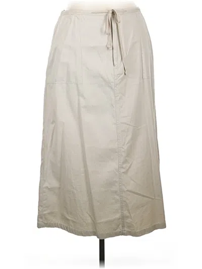 Pre-owned Eddie Bauer Casual Skirt In Tan
