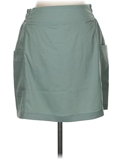 Pre-owned Eddie Bauer Casual Skirt In Teal