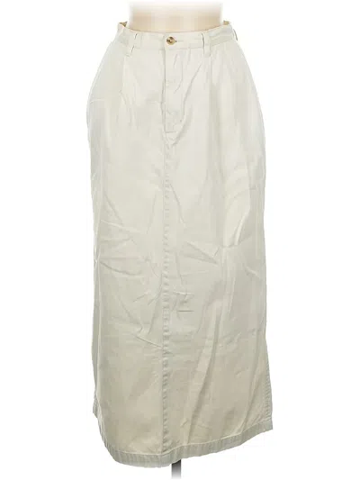 Pre-owned Eddie Bauer Casual Skirt In White
