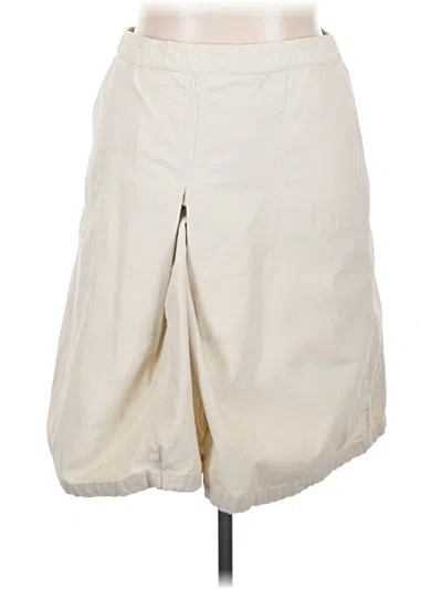 Pre-owned Eddie Bauer Casual Skirt In White