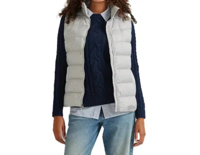 Eddie Bauer Cirruslite 650fp Down Zip Up Puffer Vest In Gray