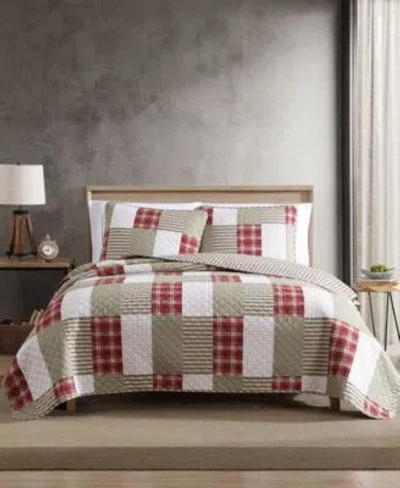 Eddie Bauer Closeout  Camano Island Red Quilt Sets In Multi Red