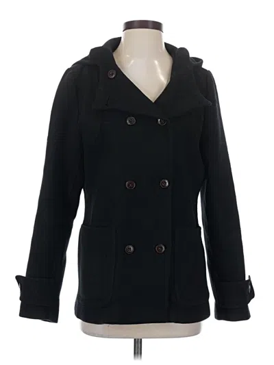 Pre-owned Eddie Bauer Coat In Black
