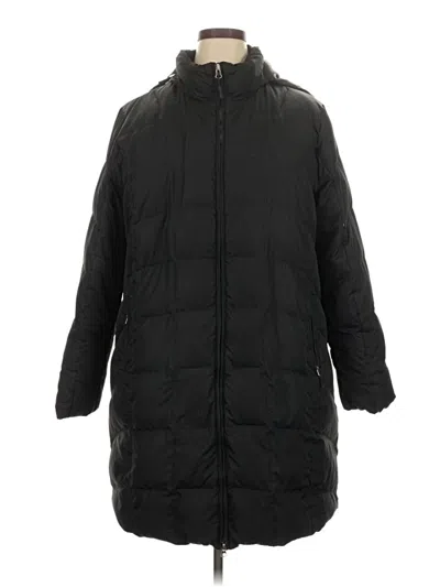 Pre-owned Eddie Bauer Coat In Black