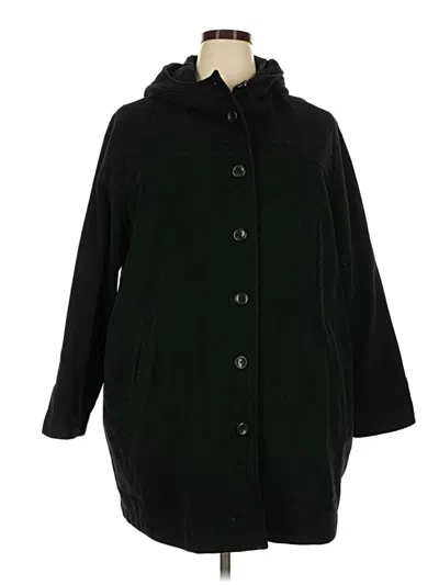 Pre-owned Eddie Bauer Coat In Black