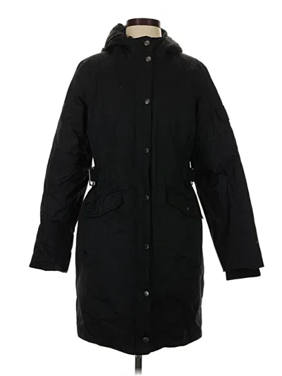 Pre-owned Eddie Bauer Coat In Black
