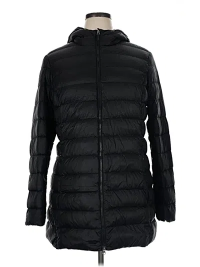 Pre-owned Eddie Bauer Coat In Black