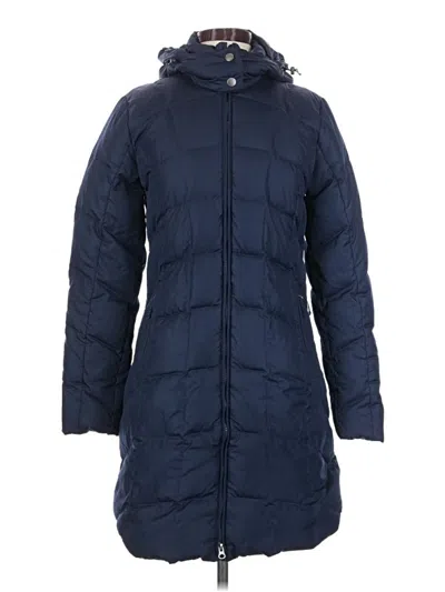 Pre-owned Eddie Bauer Coat In Blue