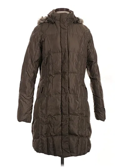 Pre-owned Eddie Bauer Coat In Brown