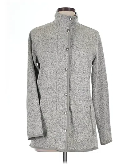 Pre-owned Eddie Bauer Coat In Gray