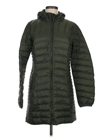 Pre-owned Eddie Bauer Coat In Green