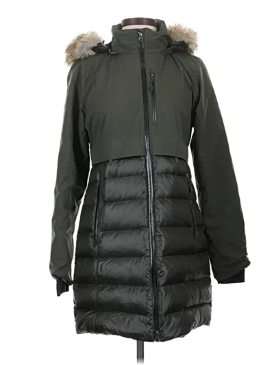 Pre-owned Eddie Bauer Coat In Green