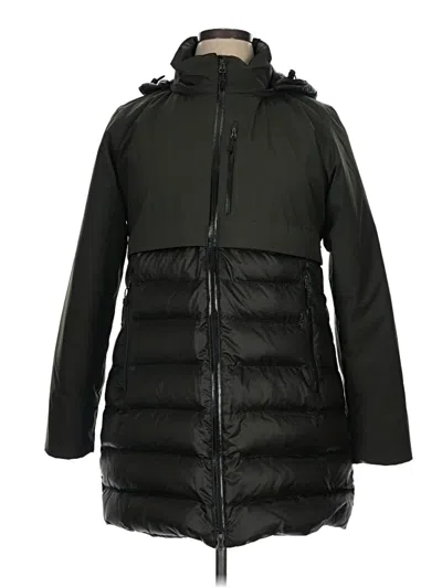 Pre-owned Eddie Bauer Coat In Green