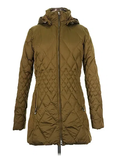 Pre-owned Eddie Bauer Coat In Green