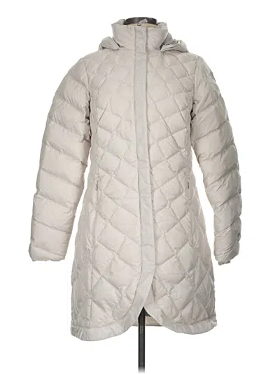 Pre-owned Eddie Bauer Coat In Ivory