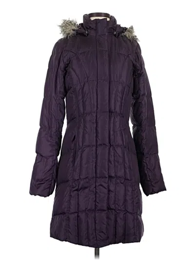 Pre-owned Eddie Bauer Coat In Purple