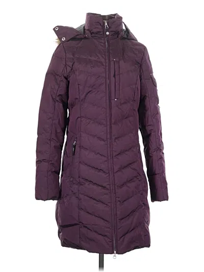 Pre-owned Eddie Bauer Coat In Purple