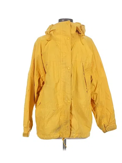 Pre-owned Eddie Bauer Coat In Yellow