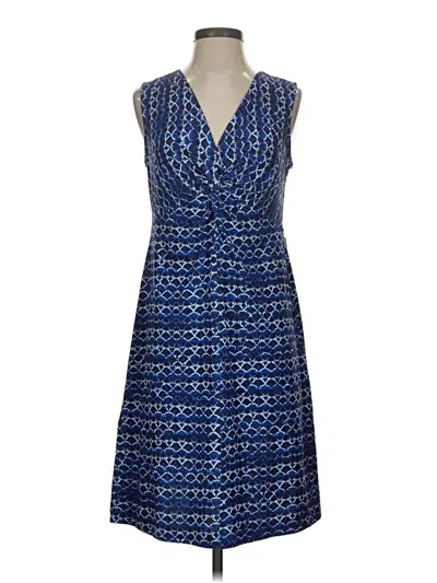 Pre-owned Eddie Bauer Cocktail Dress In Blue