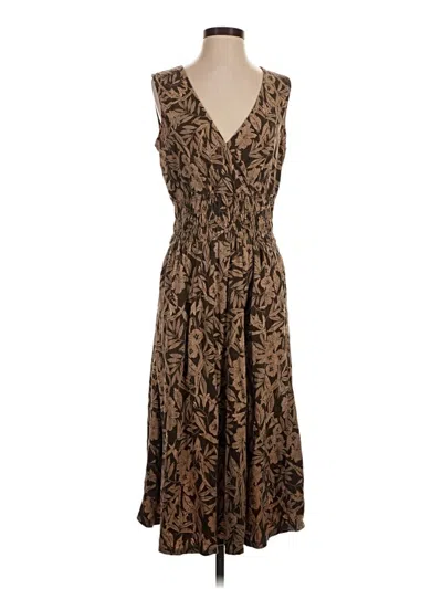 Pre-owned Eddie Bauer Cocktail Dress In Brown