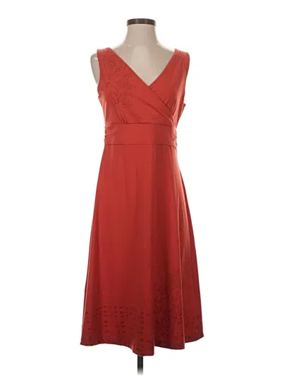 Pre-owned Eddie Bauer Cocktail Dress In Red
