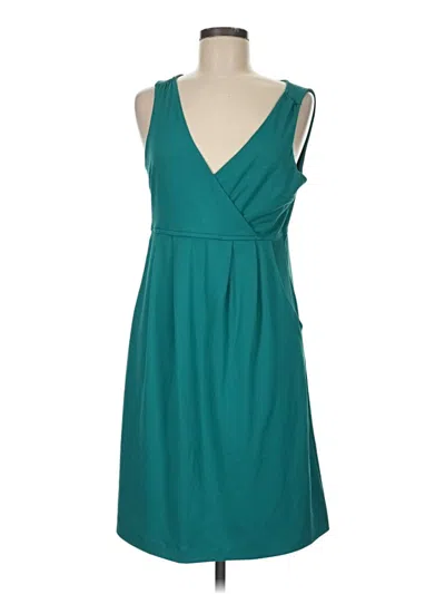 Pre-owned Eddie Bauer Cocktail Dress In Teal