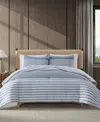 Eddie Bauer Cooper Stripe Cotton Reversible 2-pc. Comforter Set, Twin