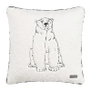 Eddie Bauer Cozy Polar Bear Knit Square Throw Pillow In Sand