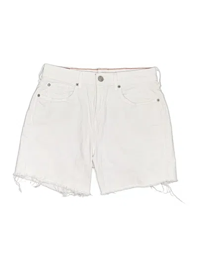 Pre-owned Eddie Bauer Denim Shorts In White