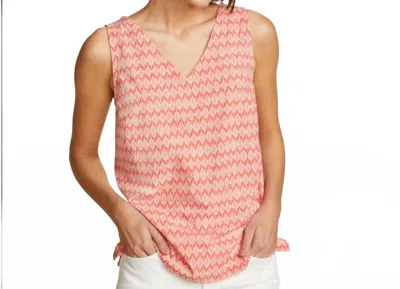 Eddie Bauer Departure V-neck Tank Top - Plus In Raspberry In Multi