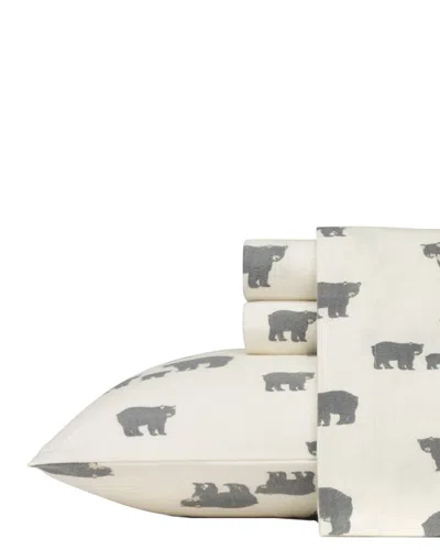 Eddie Bauer Bear Family Flannel Sheet Set