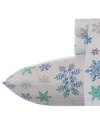 Eddie Bauer Discontinued  Tossed Snowflake Sheet Set