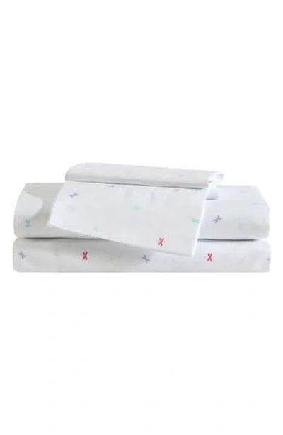 Eddie Bauer Dragonflies Microfiber Sheet Set In White