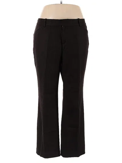 Pre-owned Eddie Bauer Dress Pants In Black