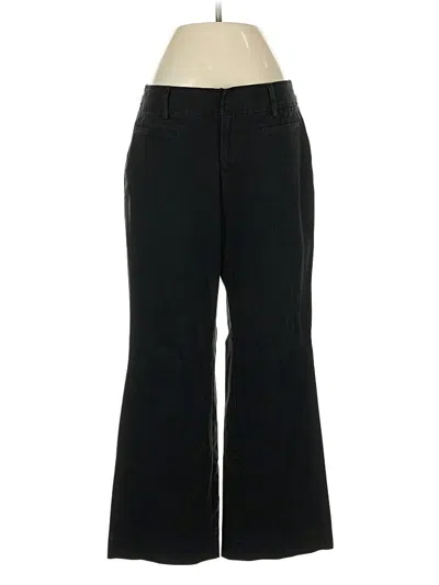 Pre-owned Eddie Bauer Dress Pants In Black