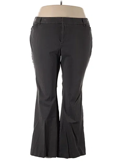 Pre-owned Eddie Bauer Dress Pants In Black